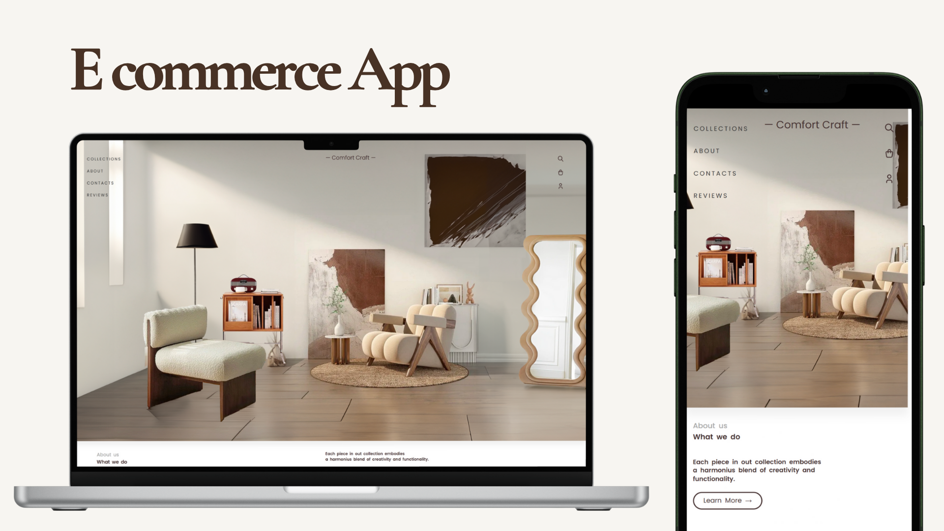 E-commerce Application screenshot 1